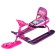 Snow -chapel "Fairytale Patrol", SSP2, with a back and a seat belt, purple/pink