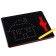 The training tablet "Magnetic drawing: fairy -tale patrol", 380 holes, black color