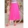 Female skirt, size 54, pink color