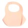 Badion for feeding "Mishutka", silicone, with pocket, beige