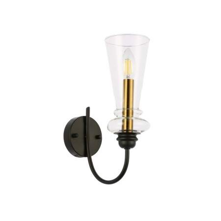 Wall lamp EVOLUCE. Sle112401-01. Rammo. 1x40 W, E14, 10x33 cm, black color-4