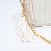 Cross-Bodi Bag on a zipper, beige color