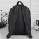 Youth backpack, lightning department, external pocket, black/orange color
