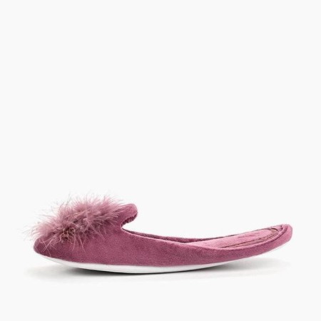 Slippers # 10 women, size 36, purple color-4