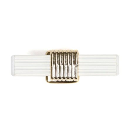 Handle button Cappio PK117, white/gold color-3