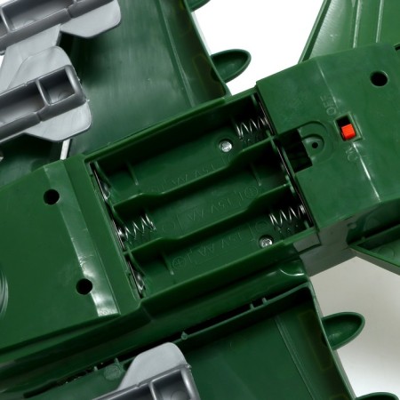 Aircraft "Fighter", on batteries, light, sound, green-3