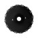 A knife for a chain tundra trimmer, 180 x 25.4 mm, 16 teeth