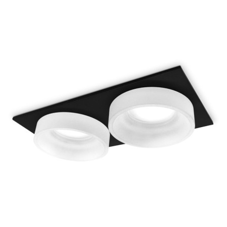 Lamp built -in spot Ambrella techno spot techno TN1319 with acrylic, GU5.3, Black sand, white matte-3