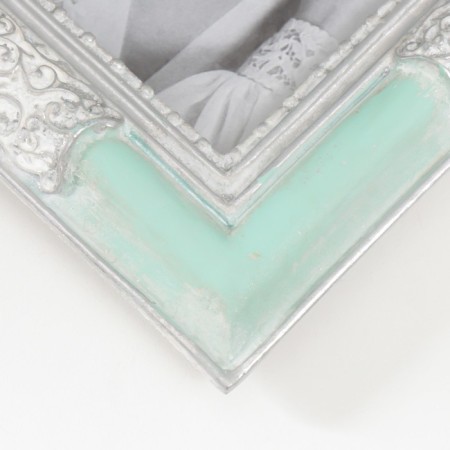 Photo frame Polystone 10x15 cm "Vitivatis pattern" Blue 21x16 cm-2