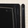 Plastic disposable plastic 3 in 1: plate, fork, knife, square, black