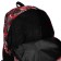 School backpack from textiles on lightning, 3 pockets, red