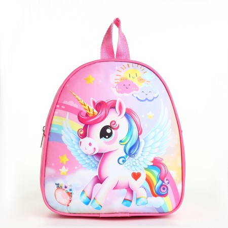Baby backpack on lightning, "chosen", pink color-6