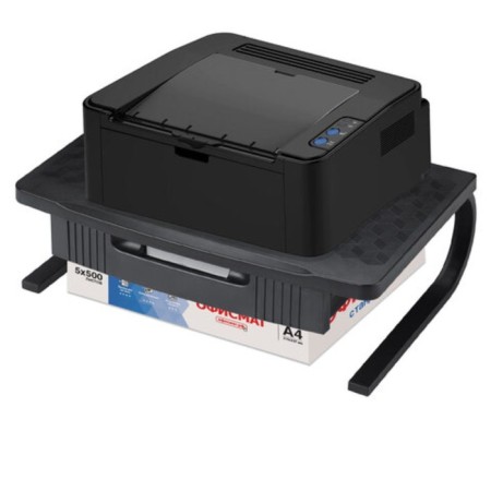 BRAUBERG office equipment stand, 1 detachment, 460x300x145 mm, metal base, black, 512667-4