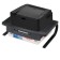 BRAUBERG office equipment stand, 1 detachment, 460x300x145 mm, metal base, black, 512667