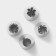 Confectionery set, 7 objects: 2 bags, 4 nozzles d = 2.5 cm, adapter