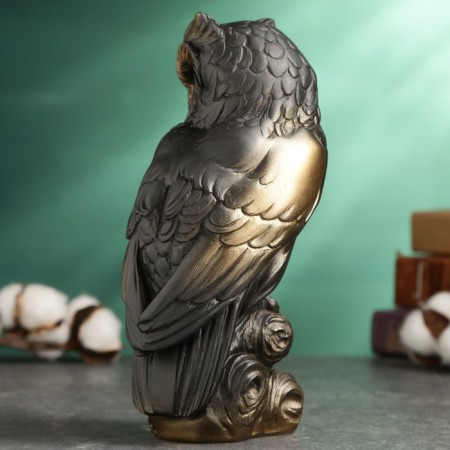 Figure "Owl" bronze 10x22x8cm-3