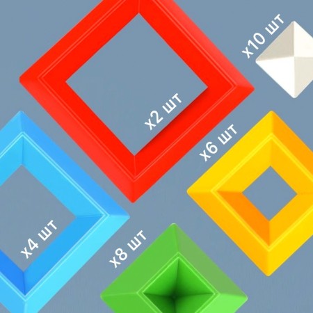 Designer-pyramid "Erudit", 30 details-1