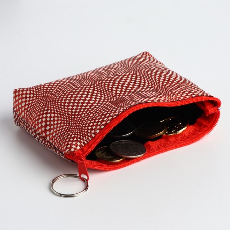 Women's wallet with lightning, red color-3