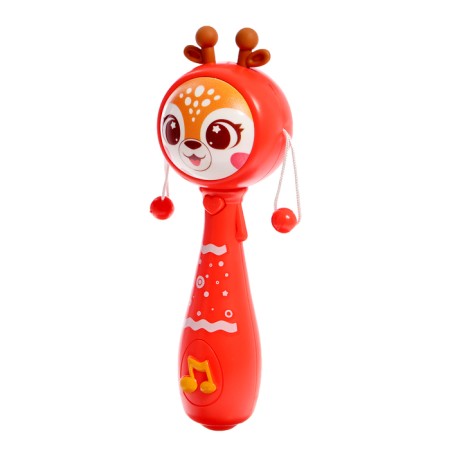 New Year's set of rattles, Russian voice acting, light effects, 5 rattles in a set-2