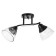 Ceiling chandelier "Arron" E27 2x40W Black 46x19x24cm