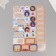 New Year stickers for gifts "New Year's animals" 21x29.7 cm