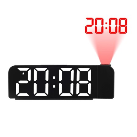 Clock - Electronic desk an alarm clock with a projection on the ceiling, thermometer, calendar, USB