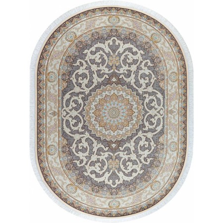 Oval carpet Mashad 1500 G145, size 80x150 cm