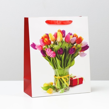 Laminated "Tulips" 26x32x12 package