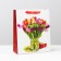 Laminated "Tulips" 26x32x12 package