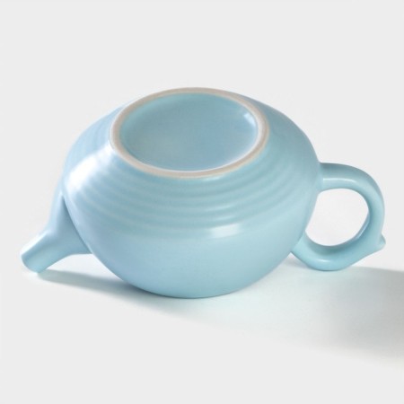 A set for the tea ceremony Ceramic “Morning”, 5 items: 4 Piales 50 ml, kettle 200 ml-8