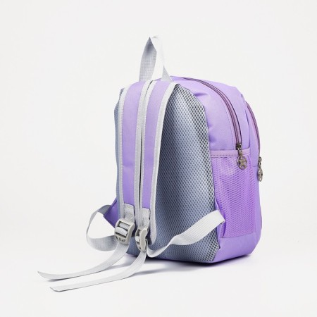 Baby backpack on a zipper, with a wallet, lilac color-1