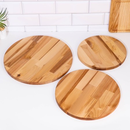 A set of cutting boards "Circle" in the cassette d = 35x1.8; 30x1.8; 25x1.8 cm-2