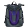 School backpack 38 x 30 x 16 cm, ergonomic back, stavia "paws in the hearts", gray