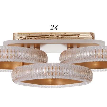 Chandelier with PDU 1141/3 LED+backlight 72W 3000K-6000K Dimmer gold 54x25x13 cm Bayerluux-12