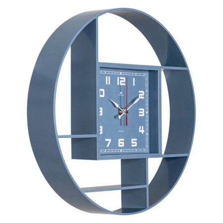 Watch Wall Interior "Classics", silent, D-35 cm, blue, aa