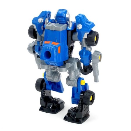Design machine "Mega Robot", 3 in 1, with a light screwdriver, works from batteries-5