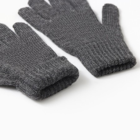 Baby gloves, gray-blue color, river 16-2