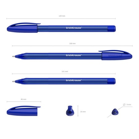 Ballpoint pen Erichkrause U-108 Original Stick 1.0, Ultra Glide Technology, Blue Blue Ink-1