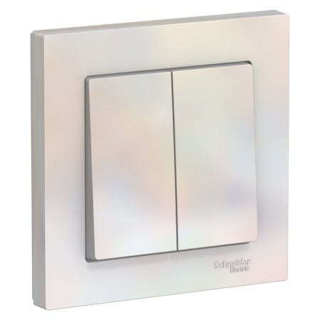 See AtlasDesign switch, 10 A, 2 keys, assembly, CC. 5, pearl color