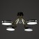 Antecu chandelier 4XLED 104W 3000-6000K black and gold 65x65x27 cm Bayerlux