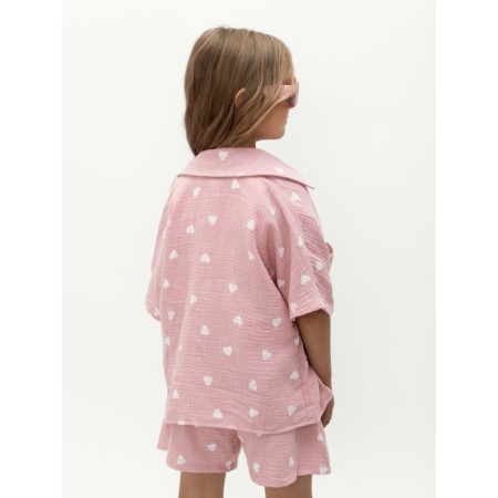 Muslim children's costume Amarobaby Easy, height 116 cm, pink color-14