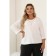 Female blouse, size 46, white color