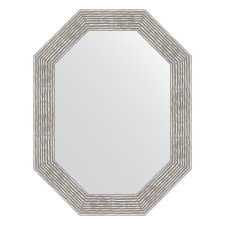 Mirror in the baguette frame, a wave of chrome 90 mm, 66x86 cm