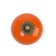 Handle button Dome Ceramics 003, ceramic, orange