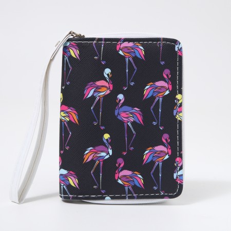Children's wallet with lightning, black color-2