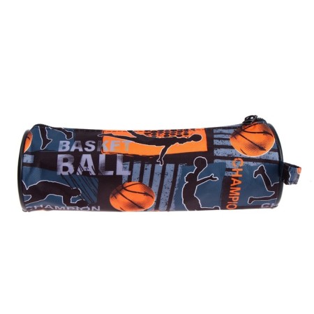 School Penal Tubul at the Basketbol zipper, mix-1