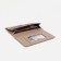 Women's wallet on the button, beige color