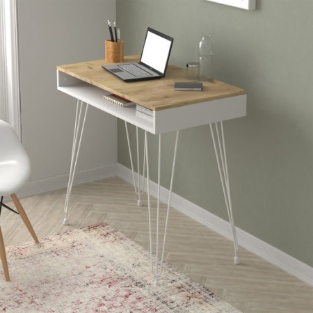 Written chicago 90x45x75 cm, oak craf gold, white-1
