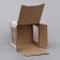 Confectionery packaging "Square", 2 windows, white, 26 x 26 x 28 cm