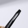 Direct tweezers, narrow, 8.5 cm, black color
